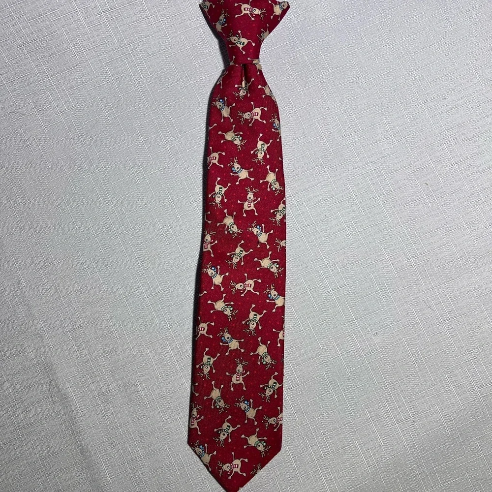 WEMBLY Boys Christmas Tie Dancing Reindeer
